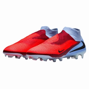 Elite Soccer Cleats Sale Nike Phantom 6 High Elite Firm Ground Soccer Cleats (Royal Tint/Bright Crimson)