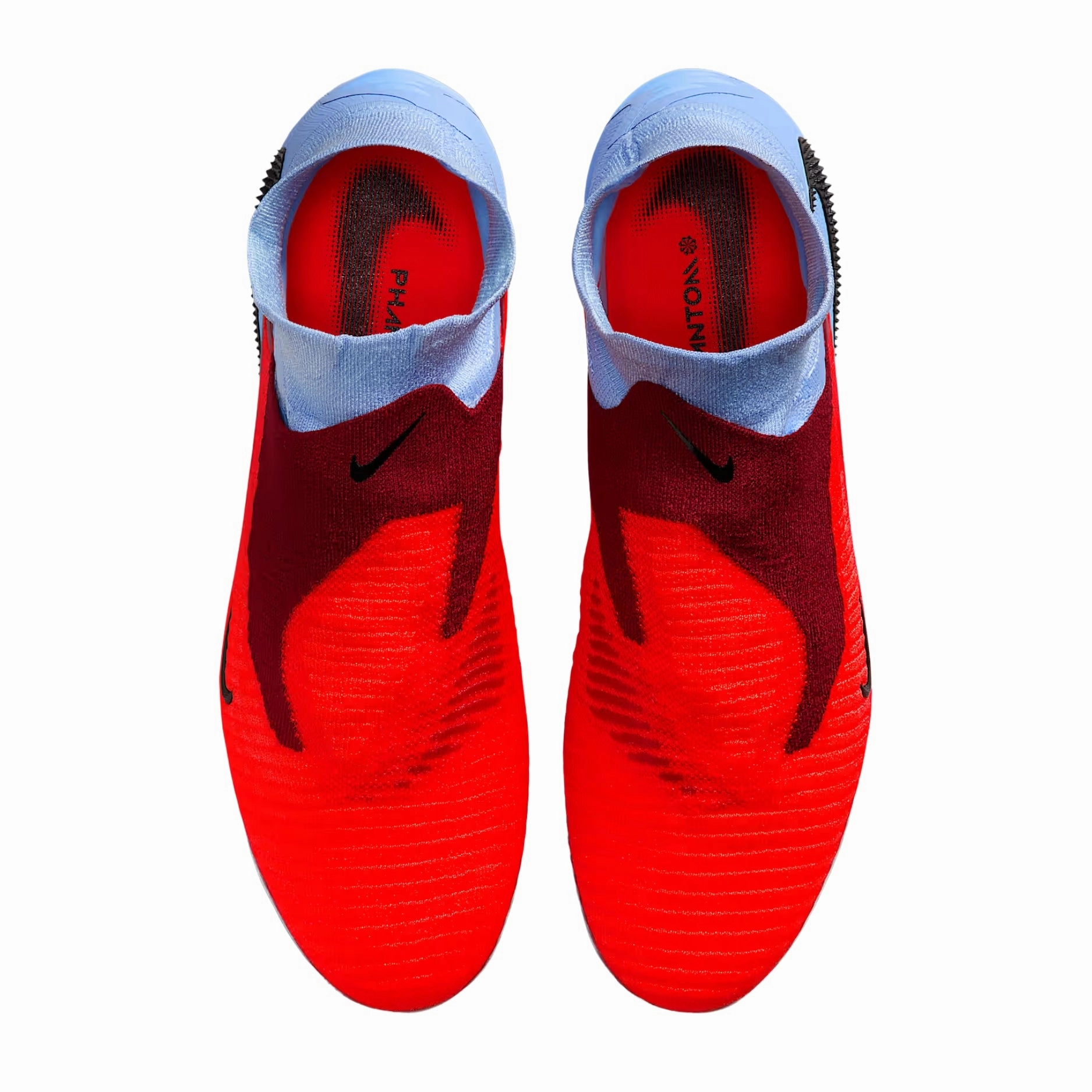 Nike Phantom 6 High Elite Firm Ground Soccer Cleats (Royal Tint/Bright Crimson) Replacement Cleats For Soccer Shoes