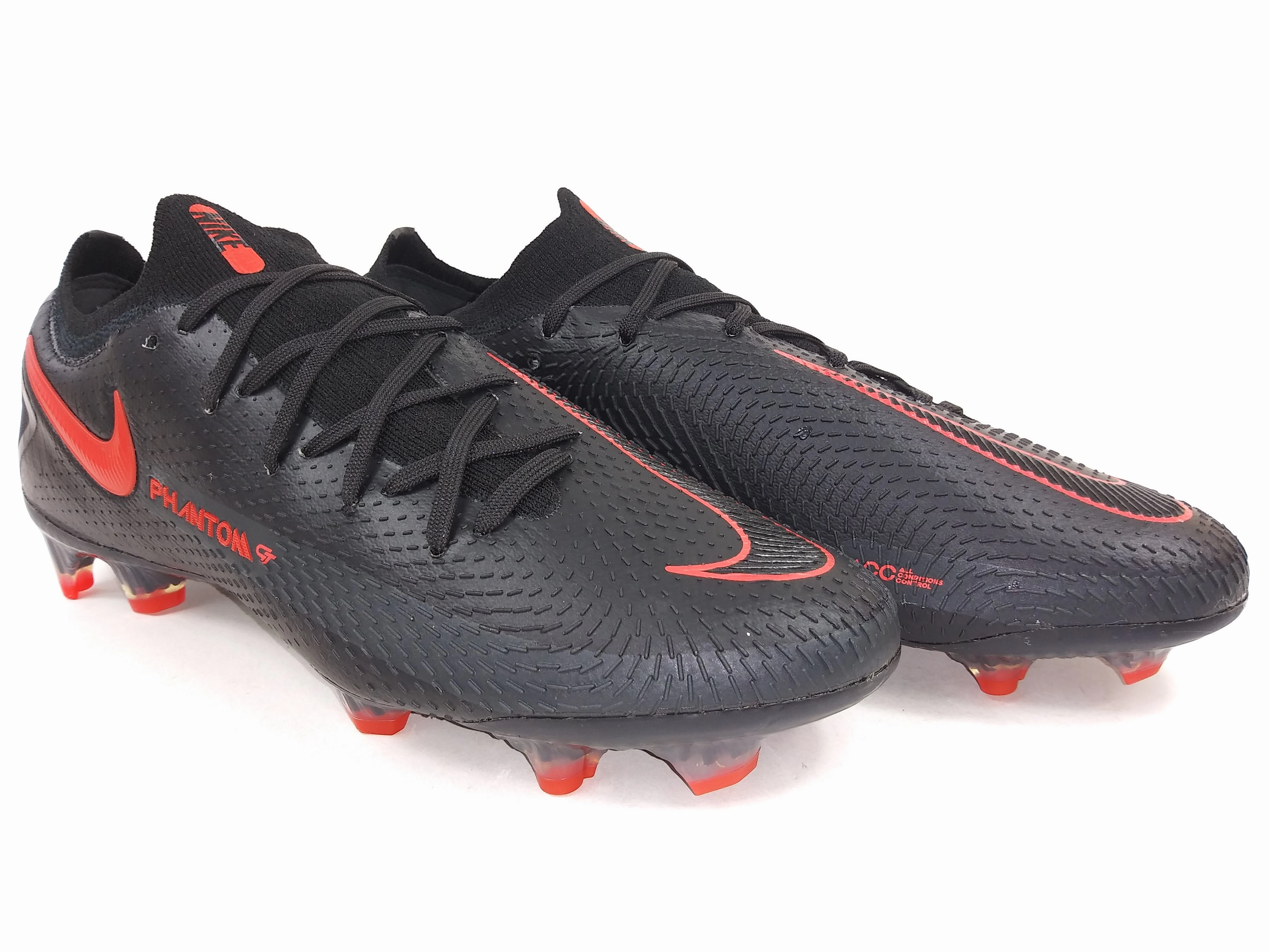 Nike Phantom GT Elite FG Black Red Nike Revolution Street Shoe