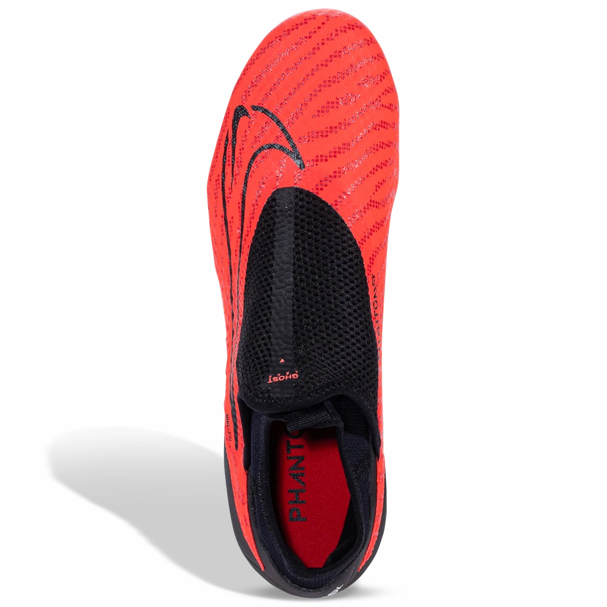 Nike Phantom GX Academy DF FG/MG Soccer Cleats (Bright Crimson/White) Little Boys Soccer Cleats