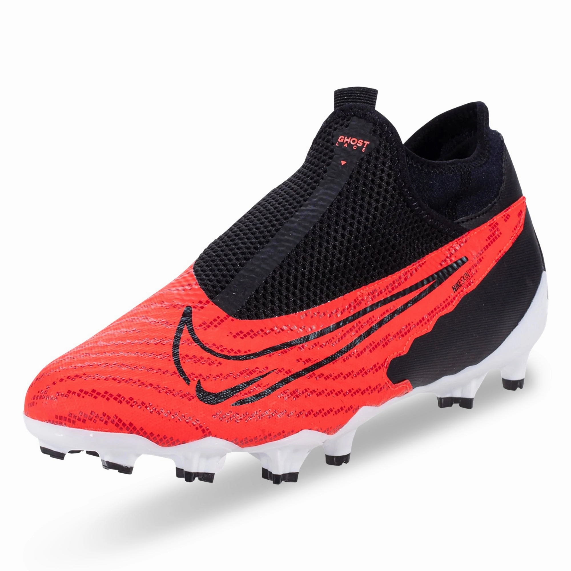 Nike Phantom GX Academy DF FG/MG Soccer Cleats (Bright Crimson/White) Best Soccer Cleats