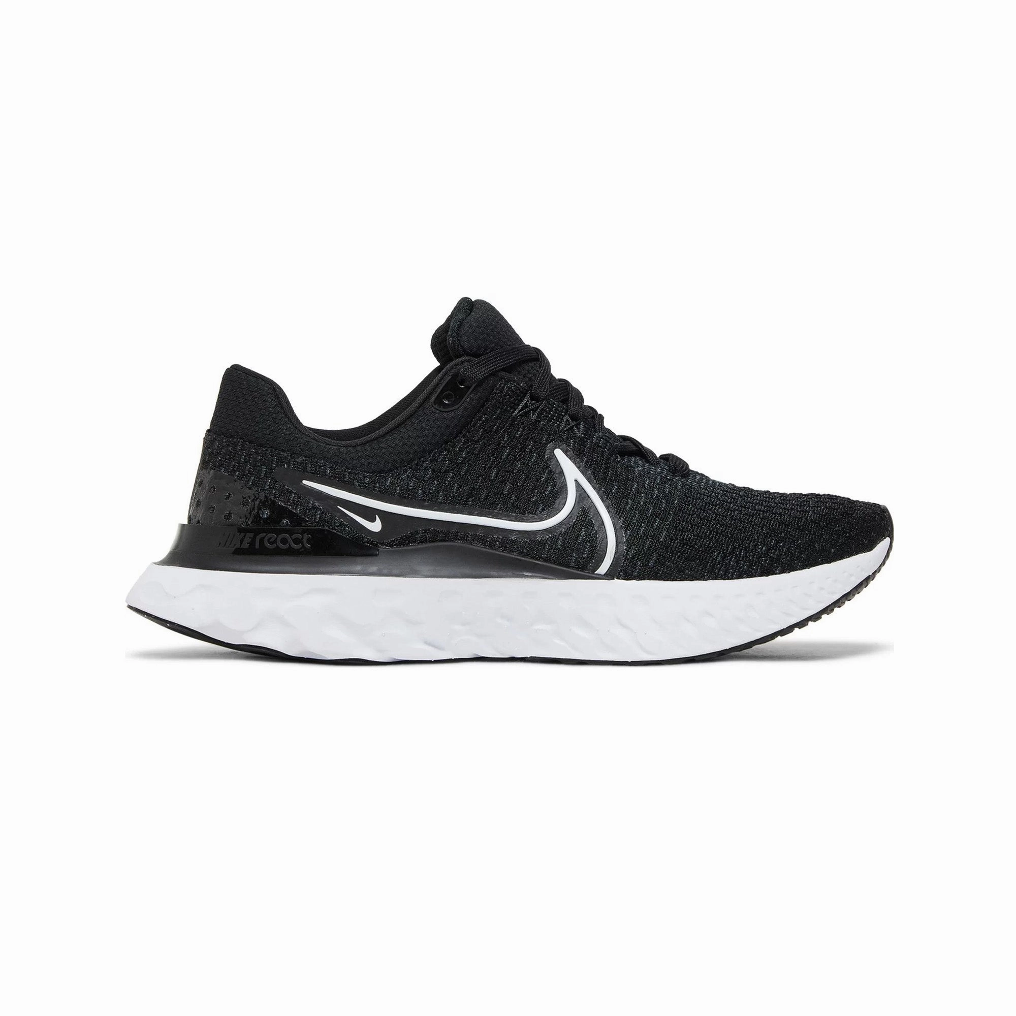 Nike React Infinity Run Flyknit 3 'Black White' (2022) Neymar Soccer Shoes Nike
