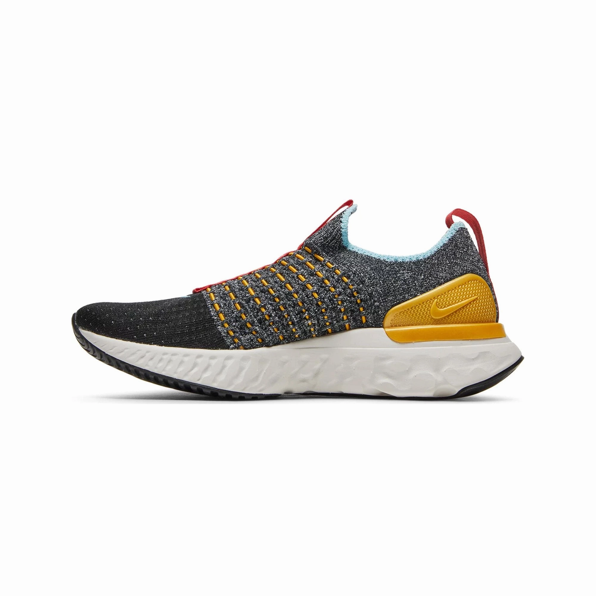 Nike React Phantom Run Flyknit 2 'Black Phantom' Women's Heel Tennis Shoes Nike