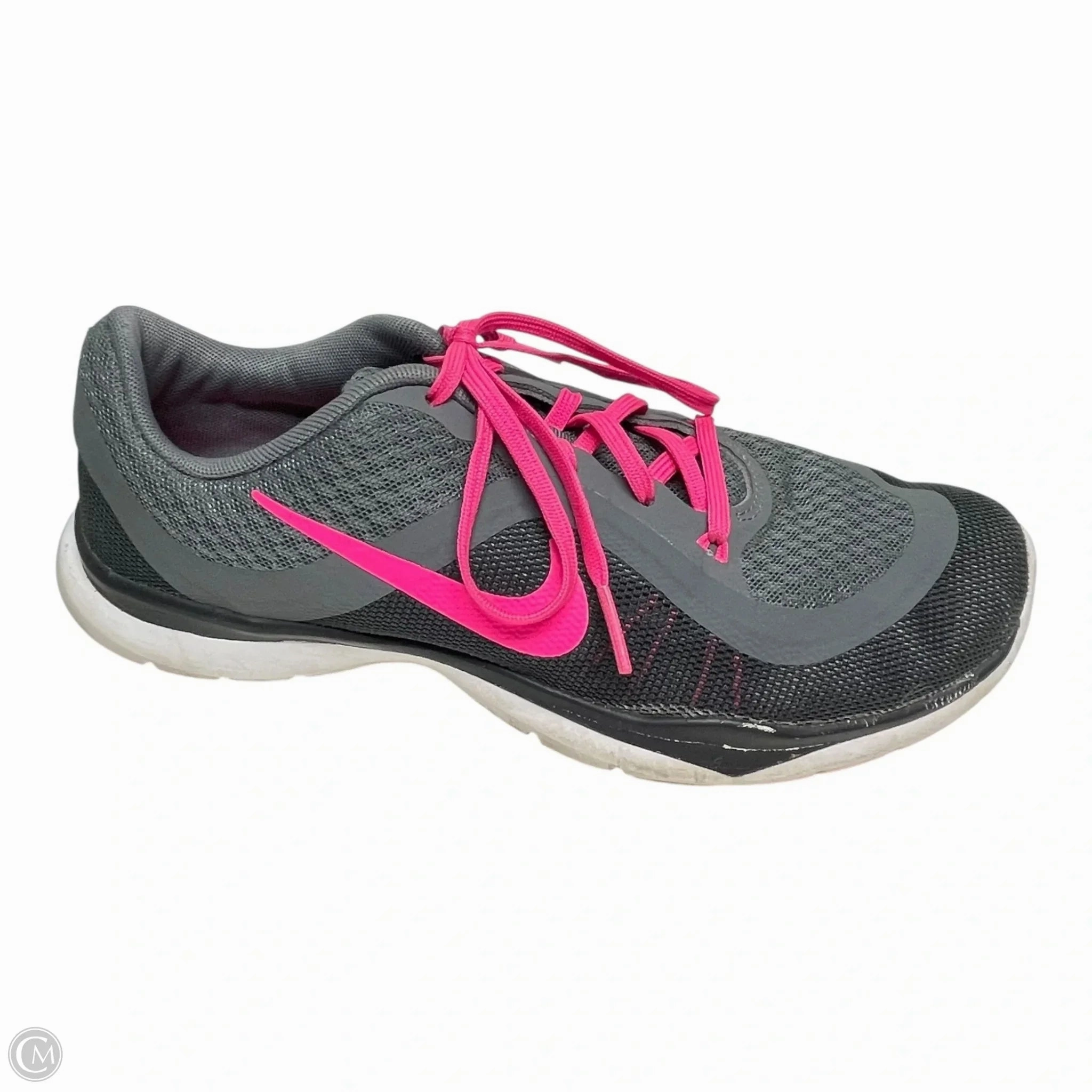 Nike Work Slip Resistant Shoes Shoes Sneakers By Nike In Grey & Pink, Size: 8