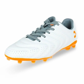 Charly Encore Firm Ground Soccer Cleats (White/Orange) Cheap Soccer Cleats At Ross