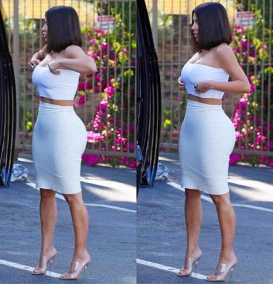 Nude Transparent Peep Toe Mule Stiletto Heel High Heels Inserts