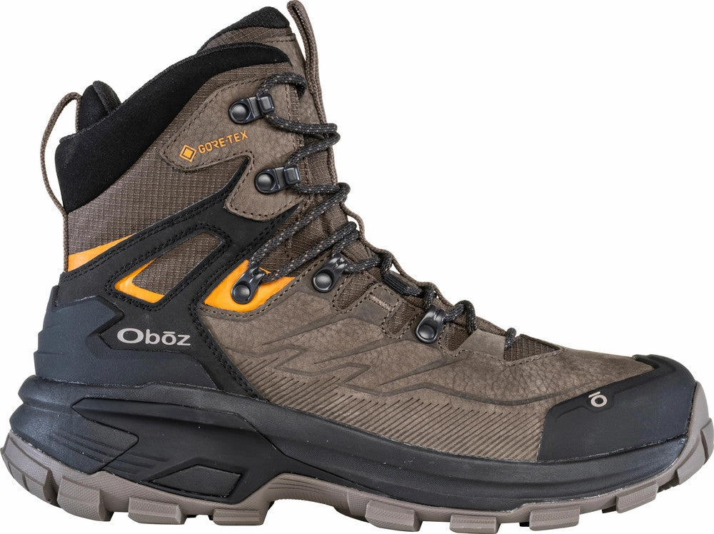 OBOZ MENS BRIDGER RIDGE MID GTX - CLASSIC BROWN Warmest Winter Hiking Boots