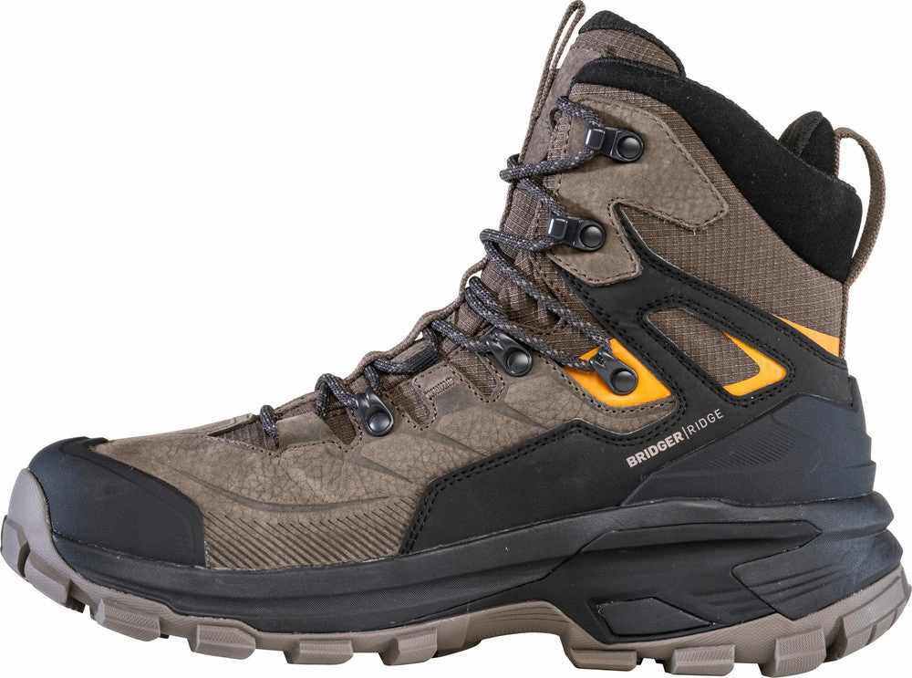 OBOZ MENS BRIDGER RIDGE MID GTX - CLASSIC BROWN Vintage Colorado Hiking Boots