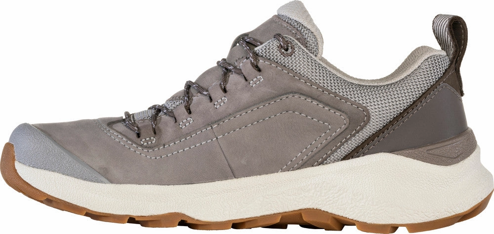 Stylish Waterproof Shoes Oboz Women's Cottonwood Low Waterproof Hiking Sneaker in Drizzle