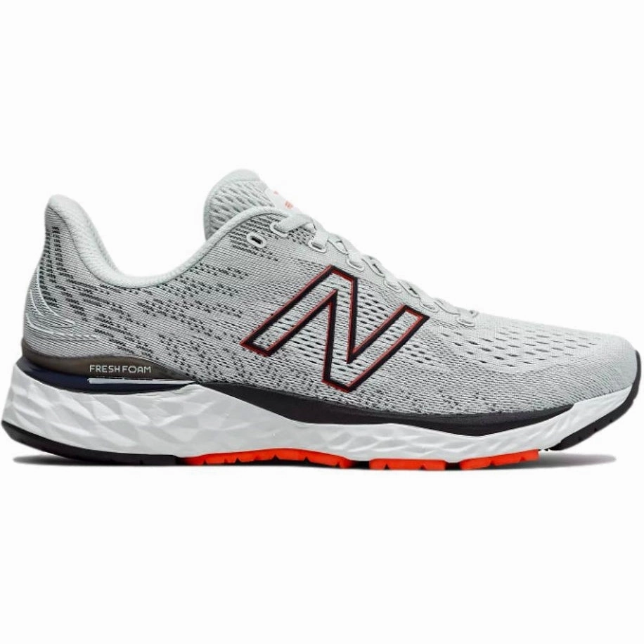 Men's New Balance Fresh Foam 880 v11, Arrowroot/Ghost Pepper, 8.5 D Medium New Balance Leather Shoes Womens