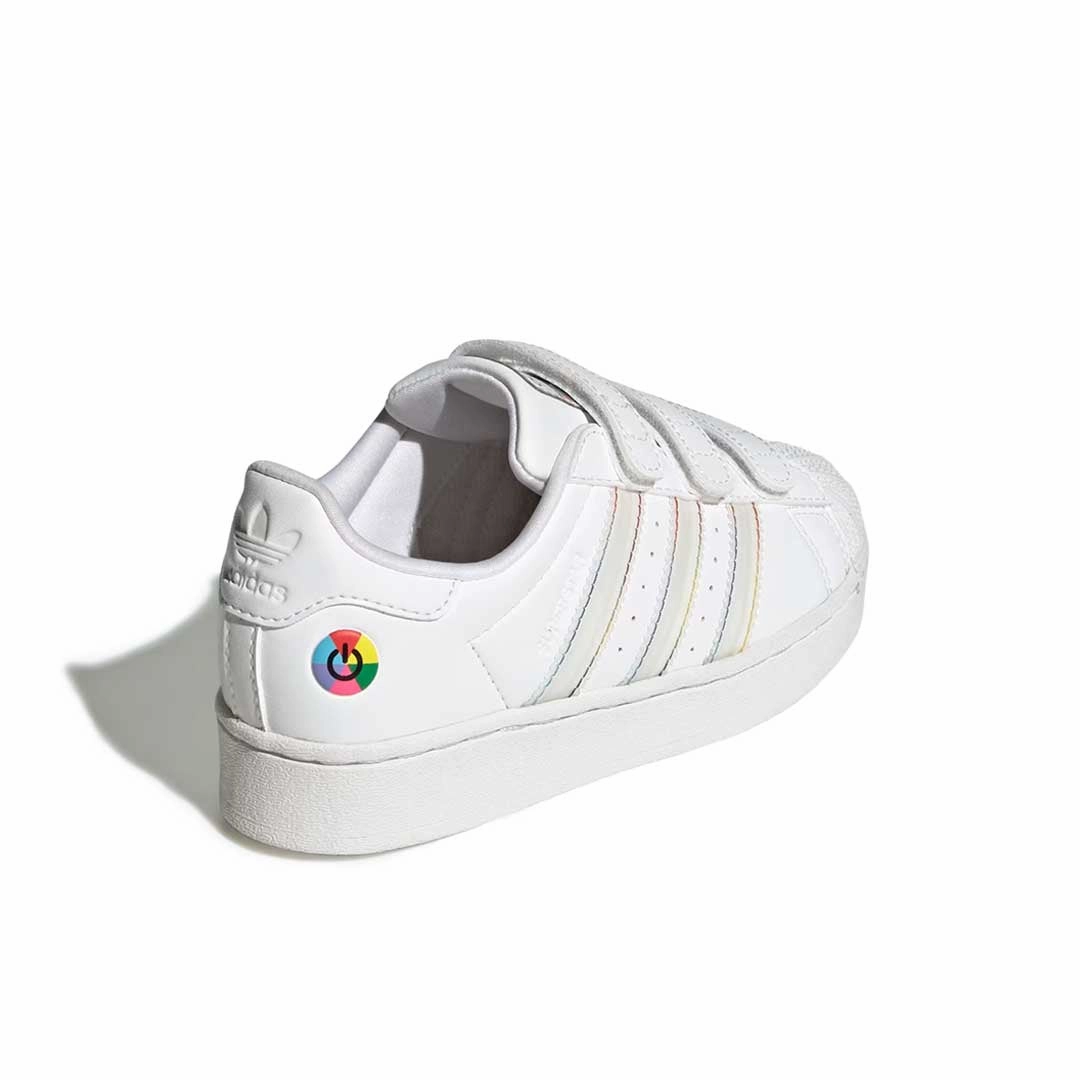 Adidas Unisex Shoes adidas - Kids' (Preschool) Superstar LED Lights Comfort Closure Shoes (JI0509)