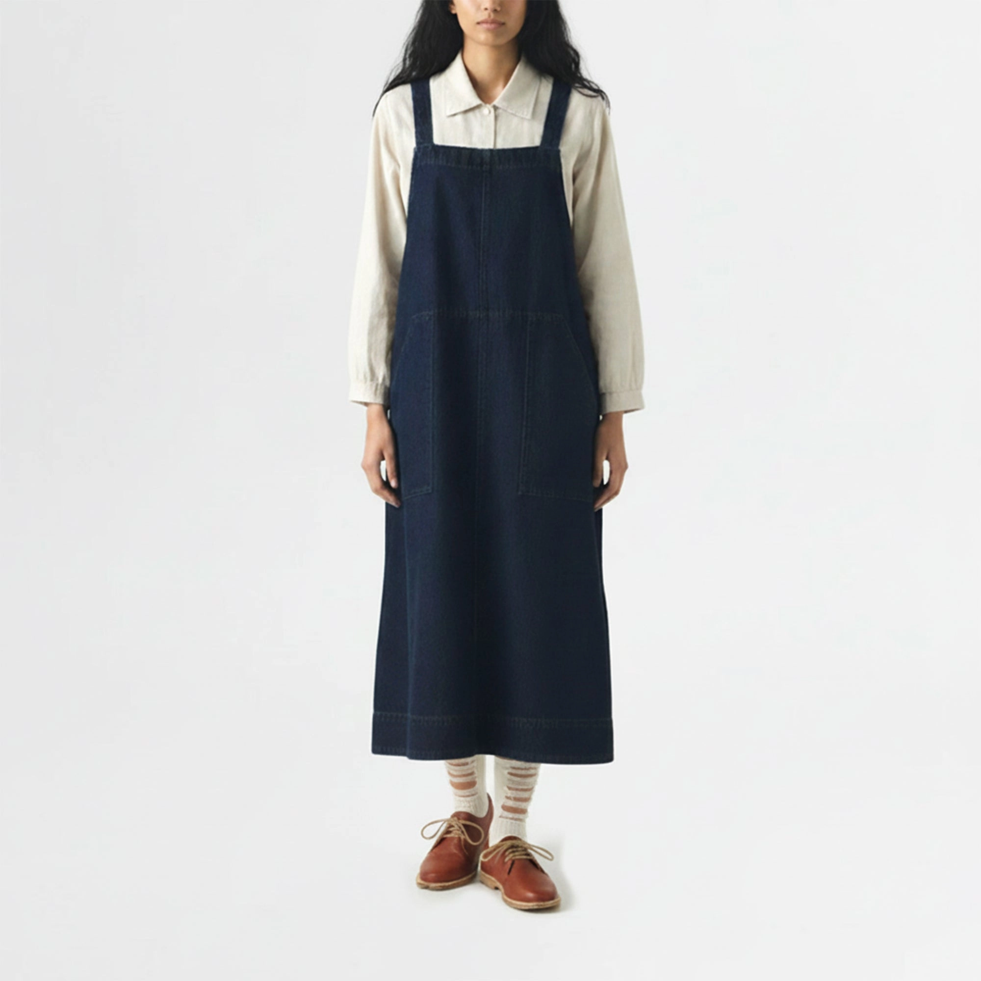 Flat Lace Up Dress Shoes MANNY Rust | Leather Derby