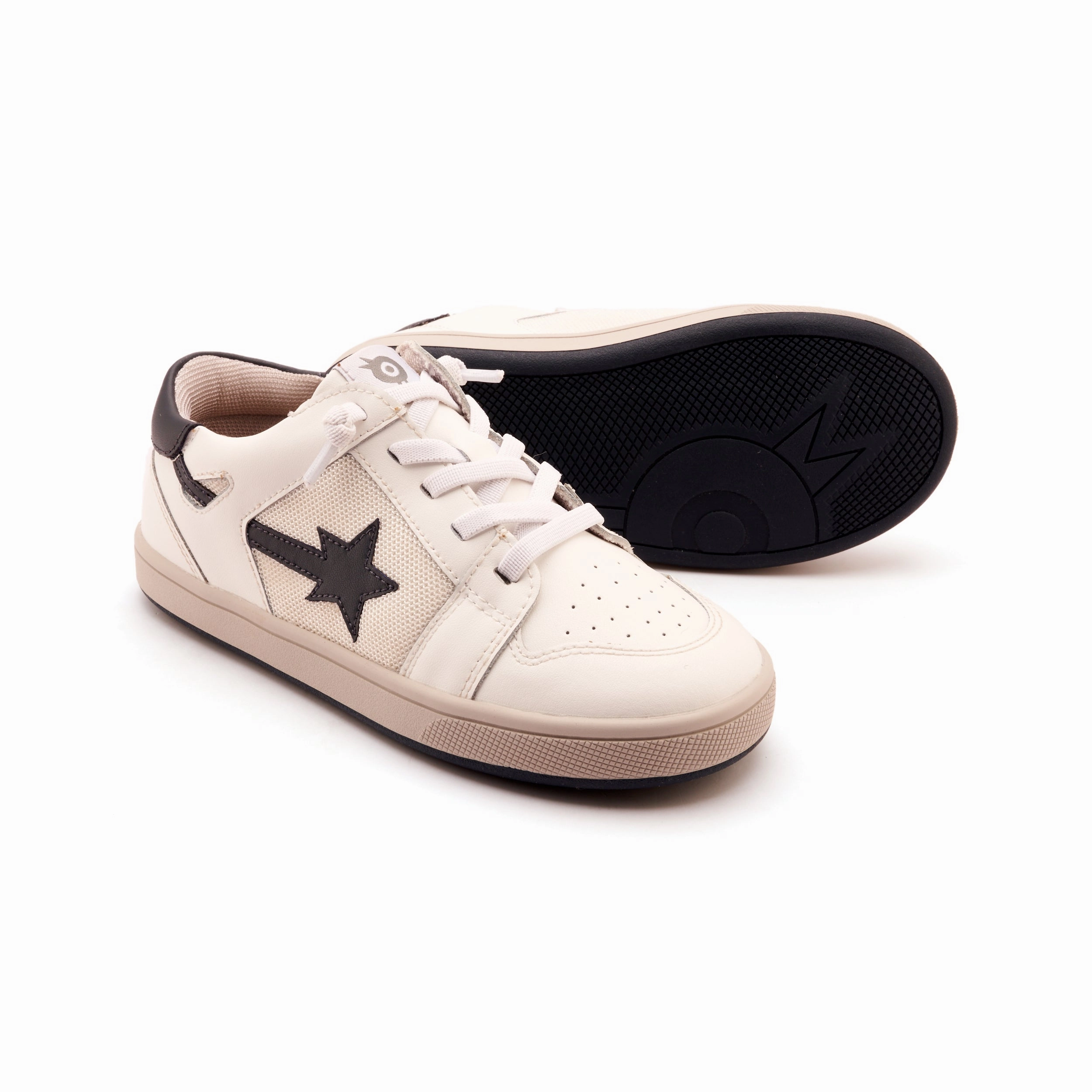 Best Running Shoes For High Arches And Plantar Fasciitis Old Soles Boy's and Girl's Star Runner Casual Shoes - Snow / Navy / Gris