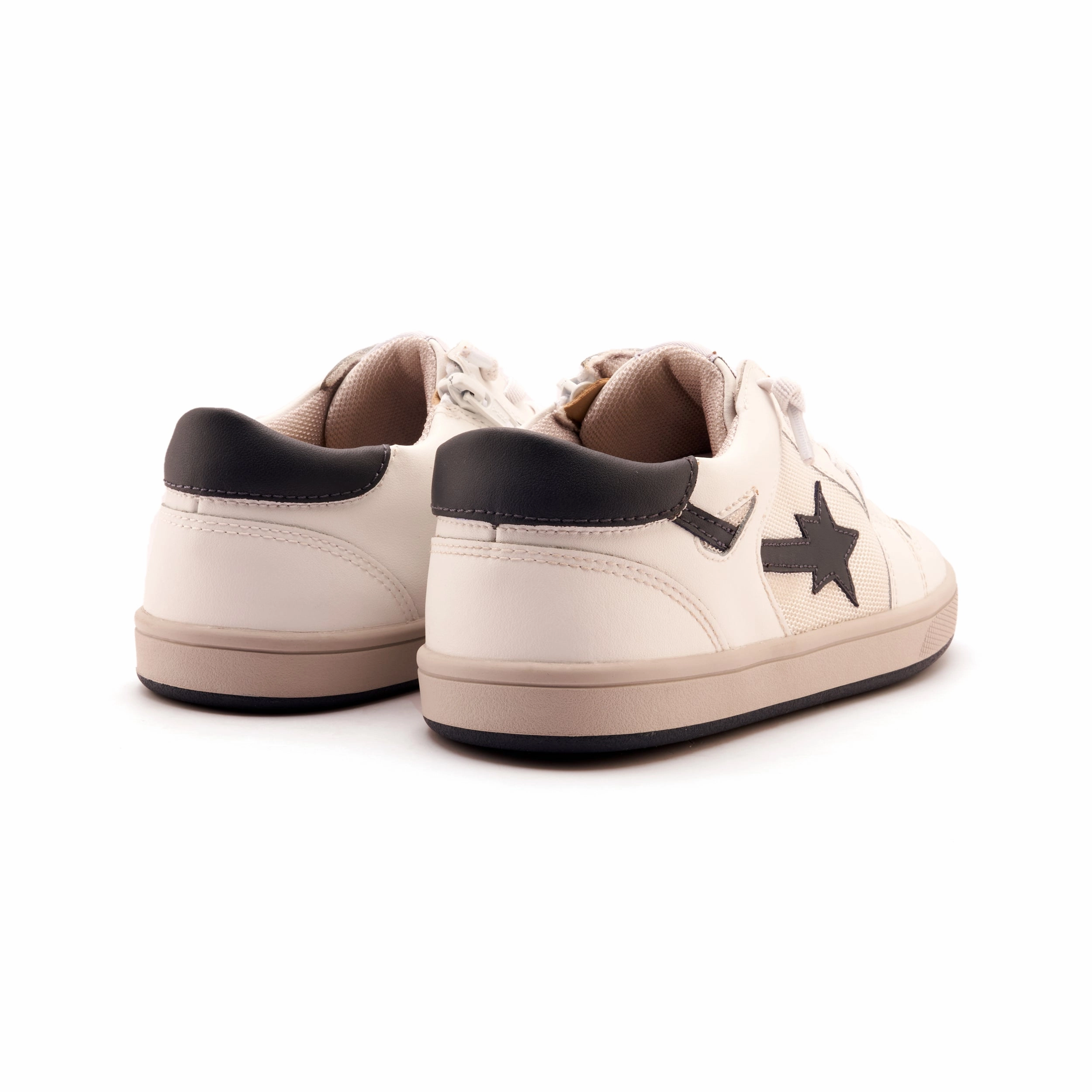 Old Soles Boy's and Girl's Star Runner Casual Shoes - Snow / Navy / Gris Best Running Shoes Supination