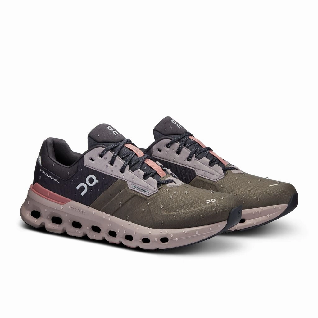 Best Waterproof And Stain Proof Shoe Spray On Men's Cloudrunner 2 Waterproof Running Shoes Olive / Mahogany