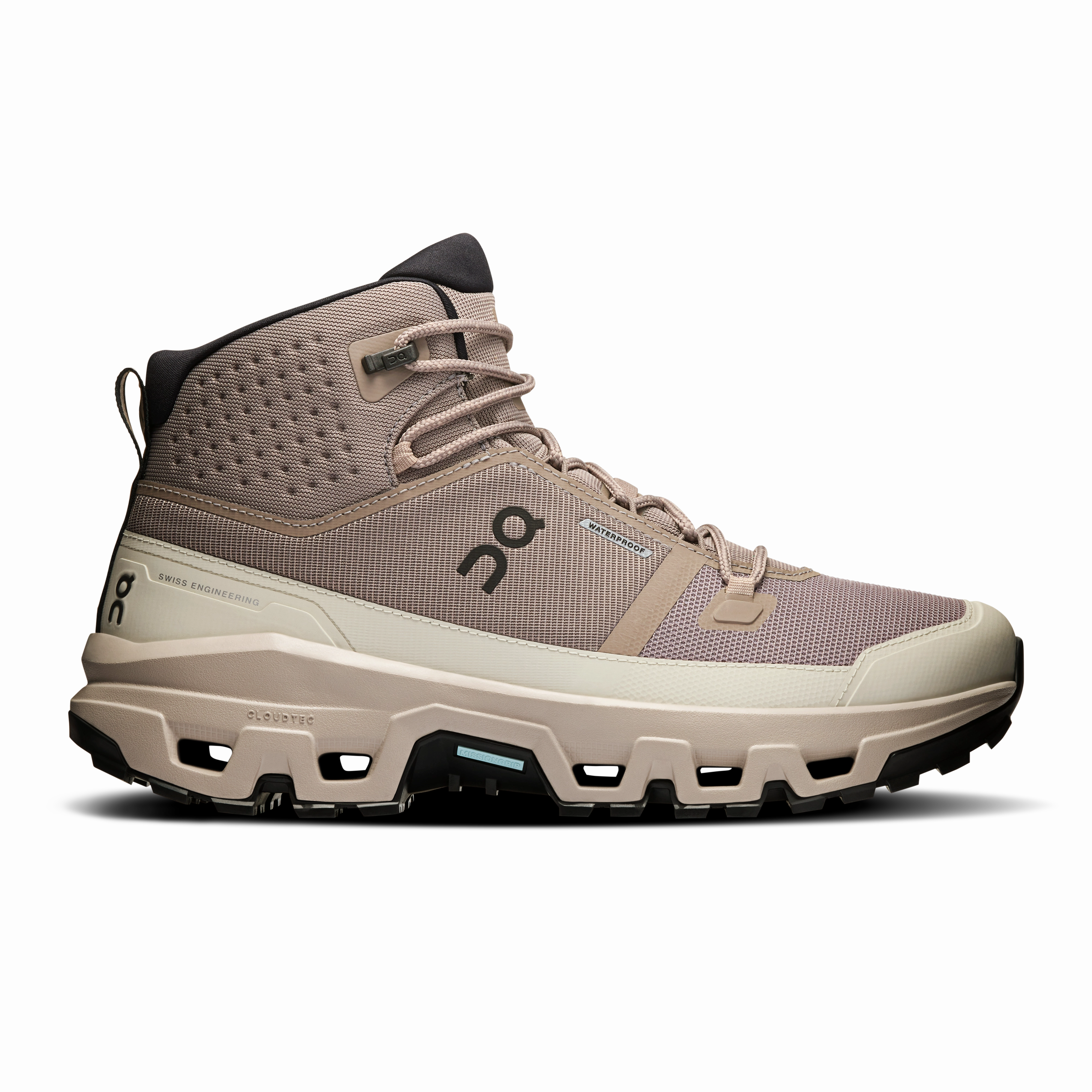 Dark Hiking Boots On Running Cloudrock Mid Waterproof Cinder Desert