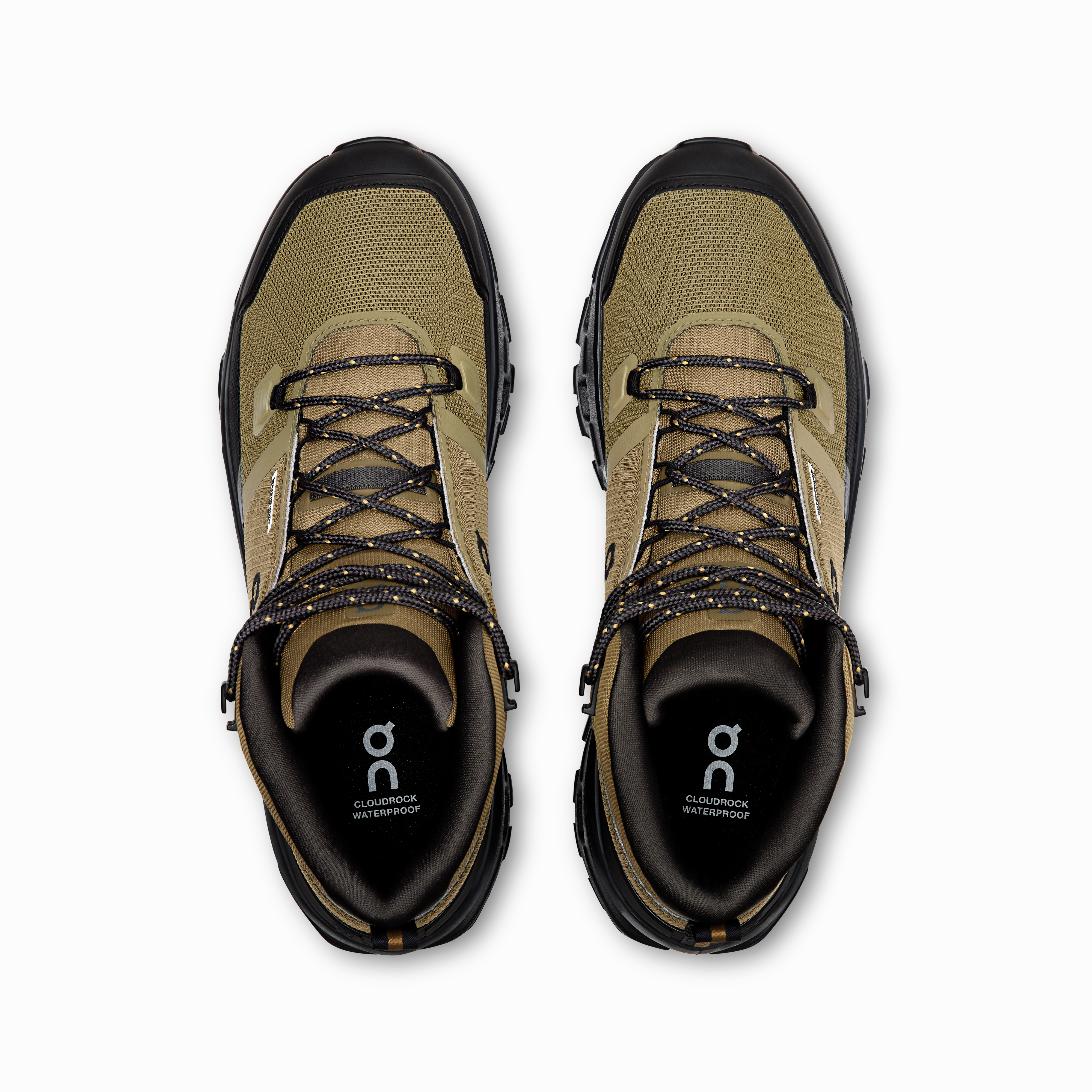 On Running Cloudrock Mid Waterproof Hunter Black Waterproof Hiking Boots Size 5