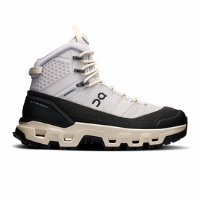 On Running Cloudrock Trek Waterproof Silver Cream (Women'S) Best Hiking Boot Spikes
