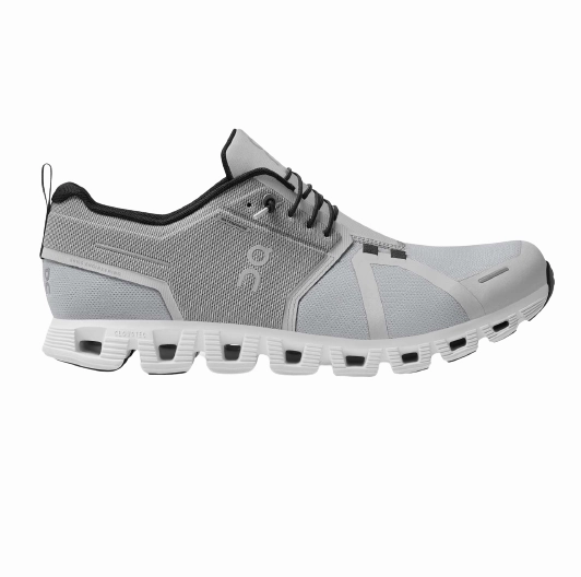 On Running Women's Cloud 5 Waterproof Shoes - Glacier / White Waterproof Toddler Shoes