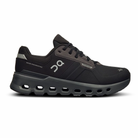 On Running Women's Cloudrunner 2 Waterproof Shoes - Magnet / Black Waterproof Insulated Hiking Shoes