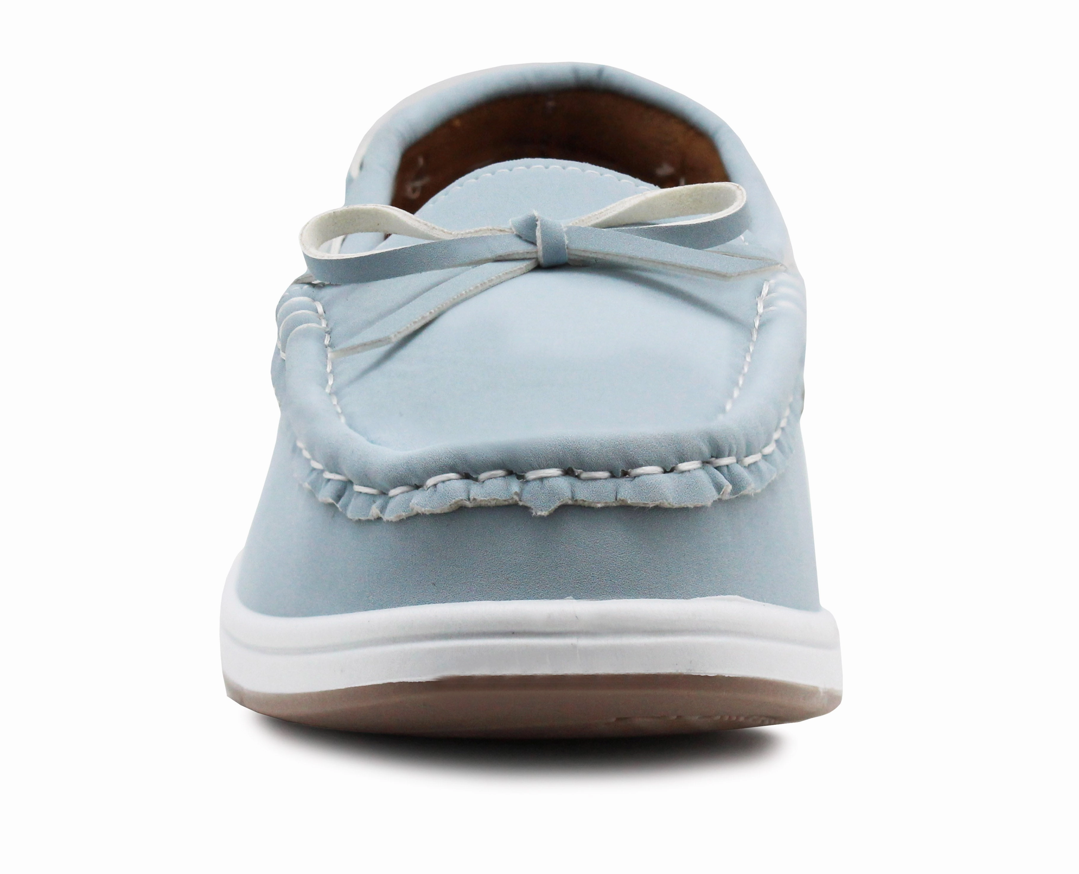 Loafers Slip Ons Womens Slip On Loafers Boat Shoes Flat Casual Penny Loafer Lace Ladies Moccasin Pumps Deck Shoes Blue