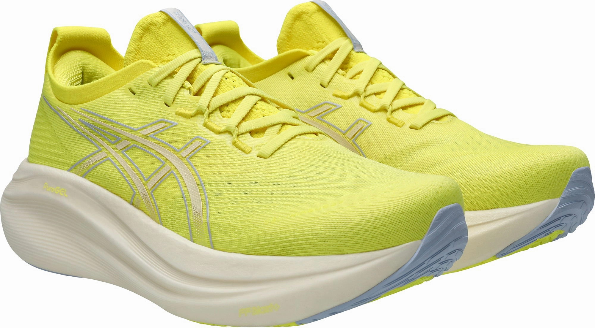 Asics Steve Aoki Shoes Asics Gel Nimbus 27 Mens Running Shoes - Yellow