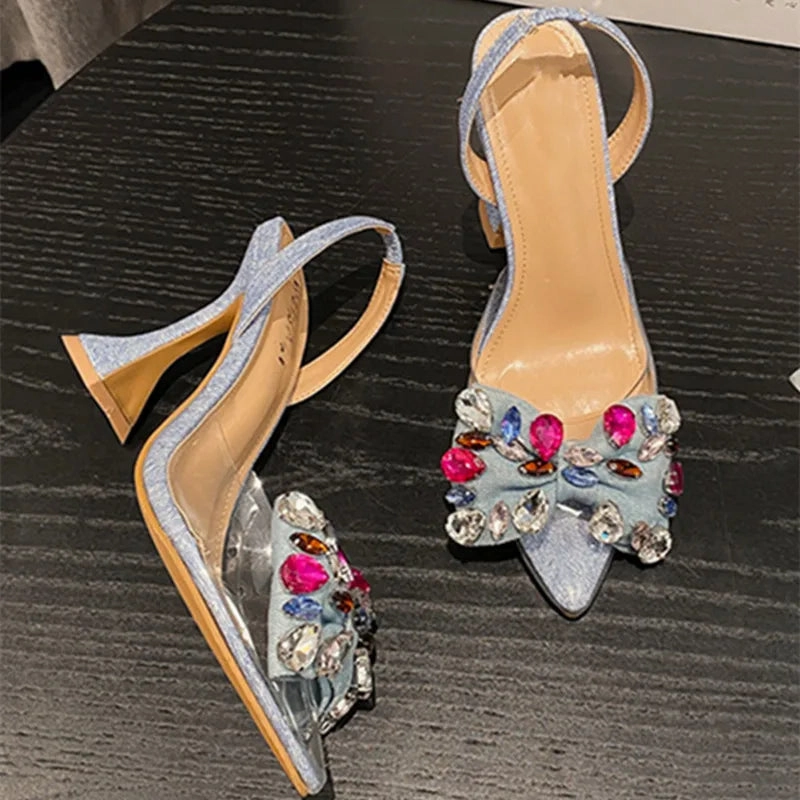 Opulent Pearl Heels Massive High Heels