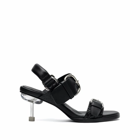 OSHA LINE MID BLACK Sandals High Heels