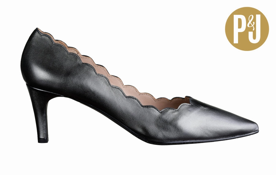 Wide Toe High Heels P&J Betty  Grey