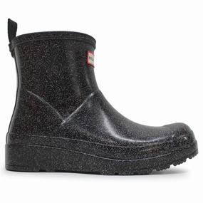 Hunter Play Short Starcloud Rubber Women's Ankle Boots Size 5.5 Ankle Boots