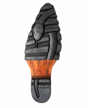 High Heels Asian black boa sole