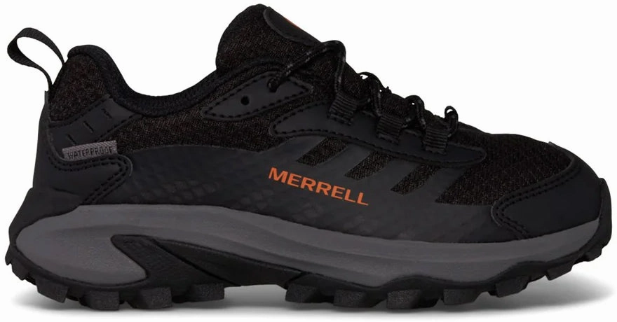Waterproof Climbing Shoes Merrell Moab Speed 2 Waterproof Junior Walking Shoes - Black