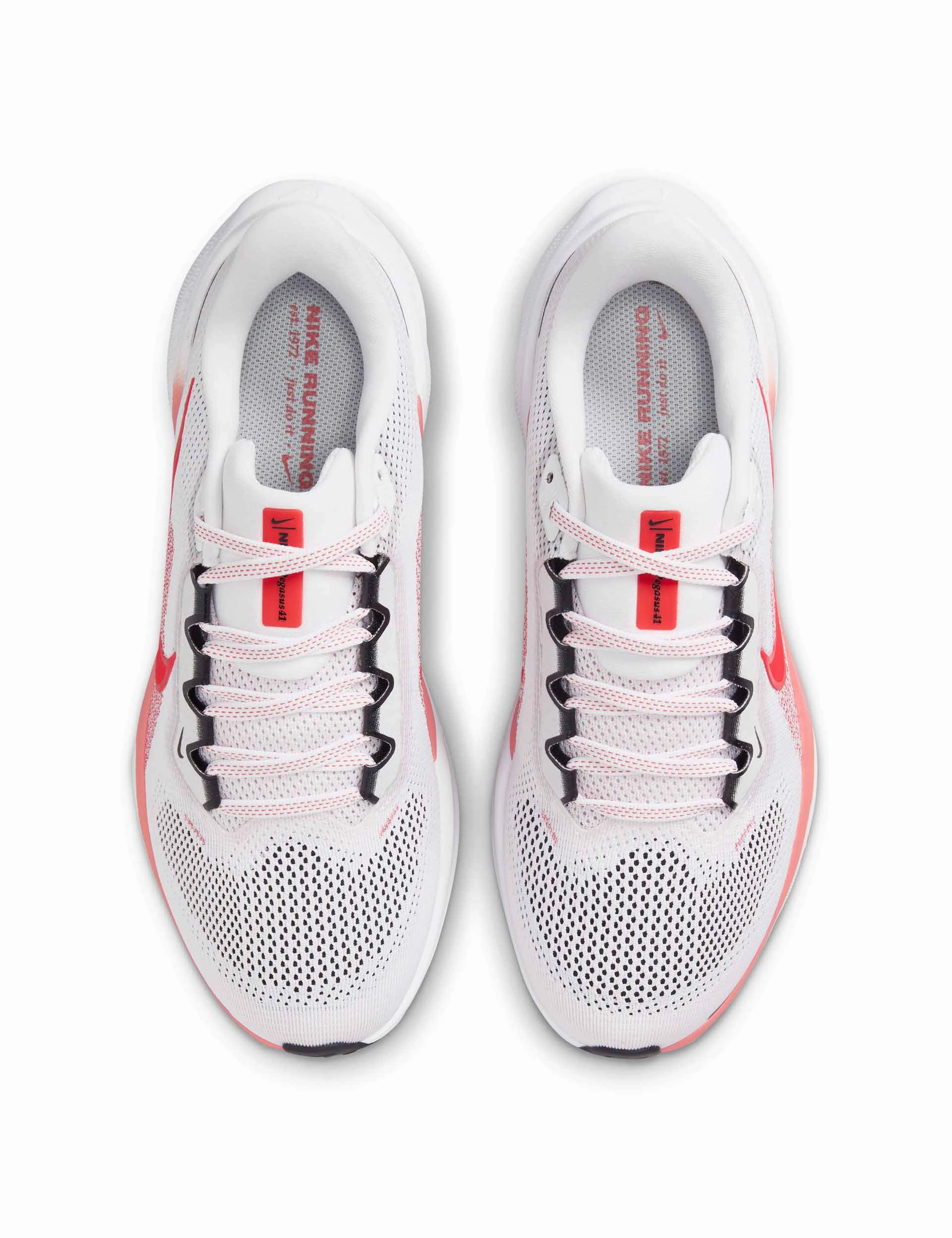 Pegasus 41 Shoes - White/Bright Crimson/Magic Ember/Black