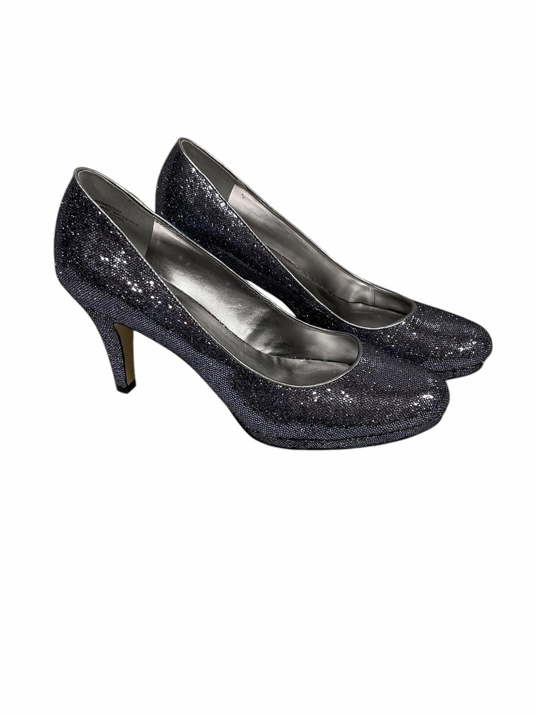 Shoes Heels Stiletto By Anne Klein In Grey, Size: 8.5 High Heel Boots For Winter