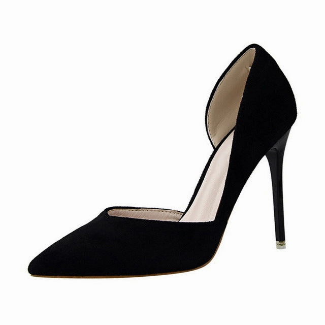 Knee Suede Heeled Boots Women Pumps Suede Shoes Women Heels Summer Shoes Woman Extreme High Heels Sexy Pumps Shoes Ladies Shoes