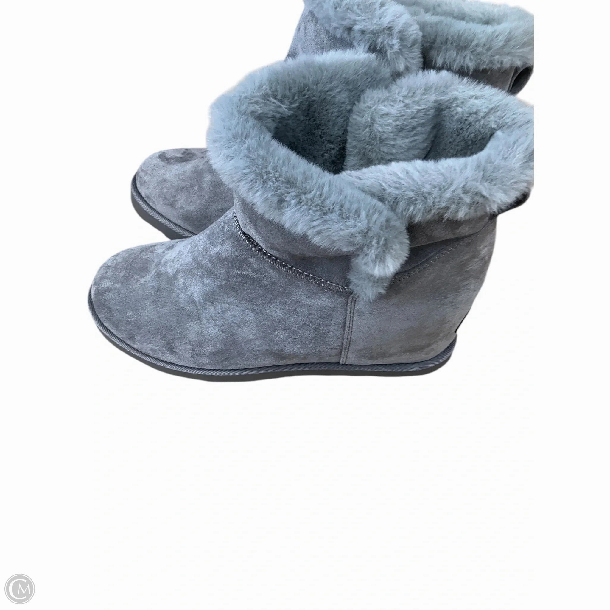 Sleepy Cowboy Ankle Boots Boots Ankle Heels By Cushionaire In Grey, Size: 8.5