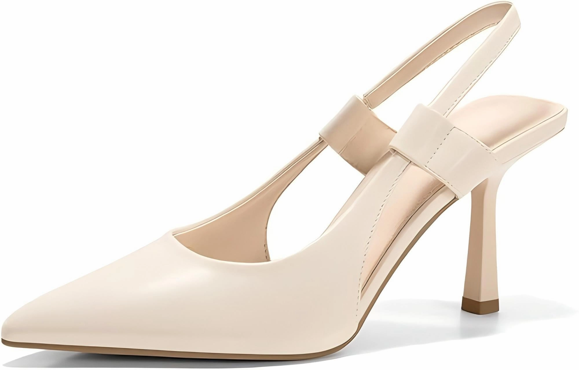 Cushioning For High Heels Womens Slingback Kitten Heels