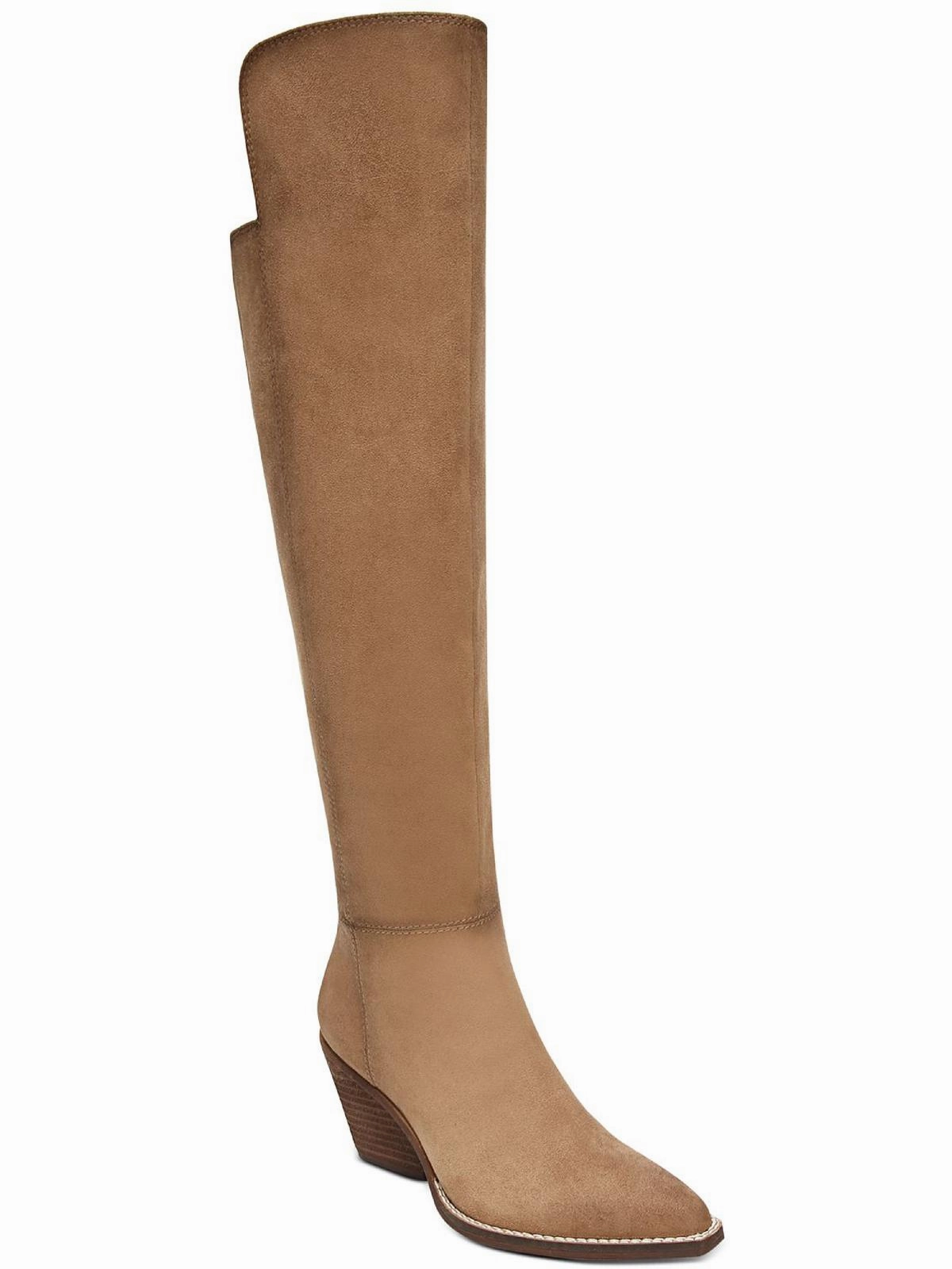 Fishscale Boots Ronson Womens Padded Insole Tall Over-The-Knee Boots