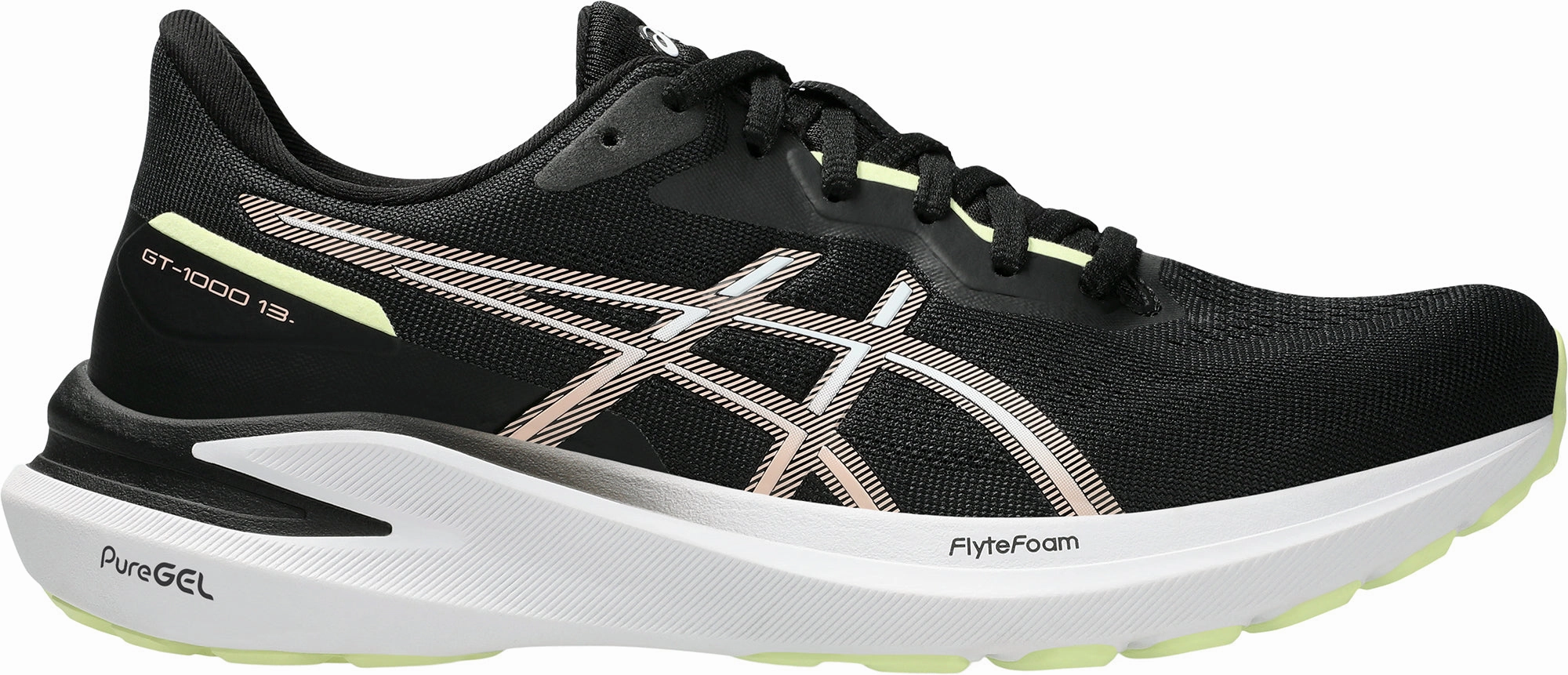 Asics Tennis Clay Shoes Asics GT 1000 13 Womens Running Shoes - Black