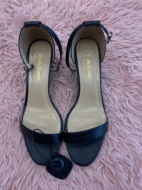 Sandals Heels Wedge By Clothes Mentor In Black, Size: 10 High Heels For Men