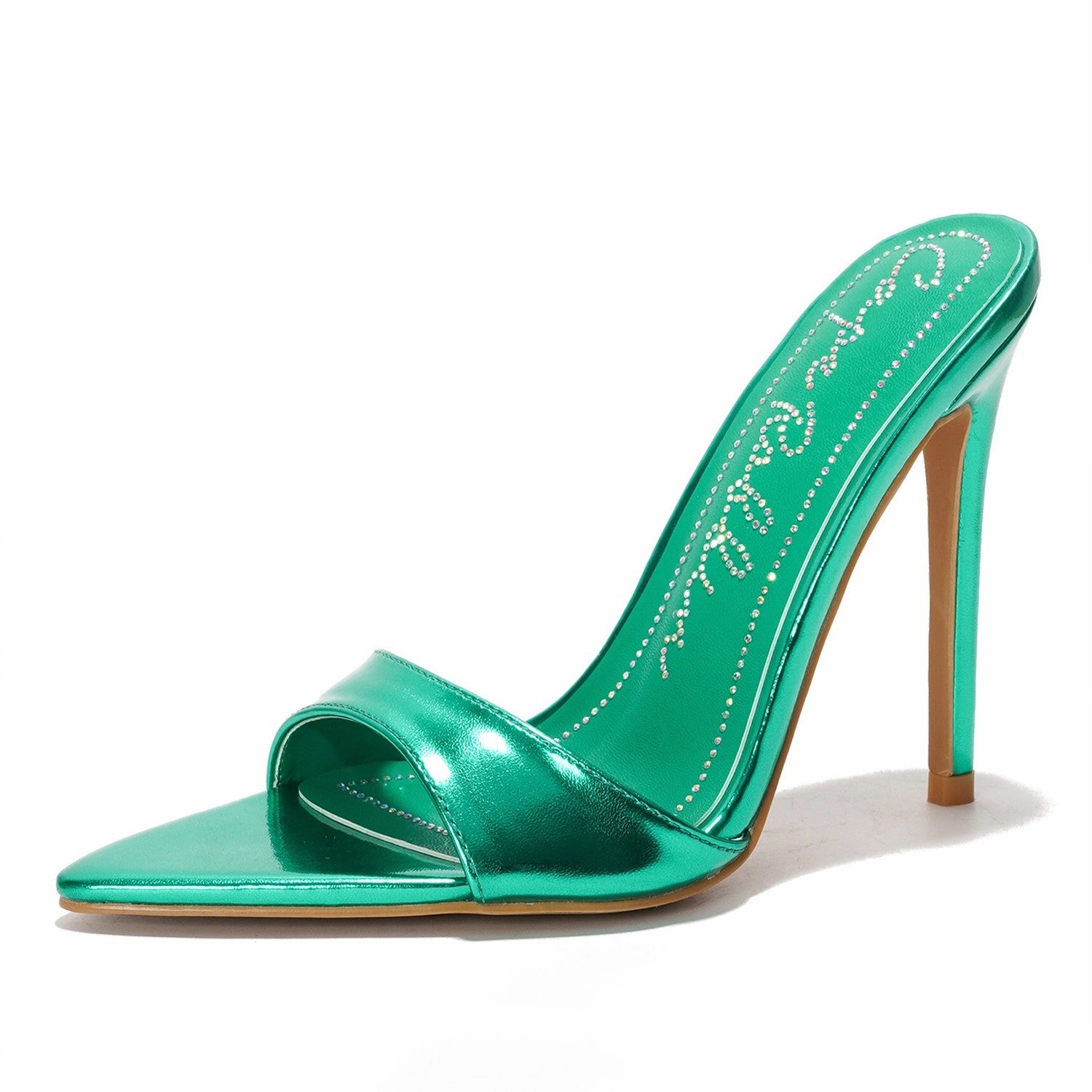 Pointed Toe Stiletto Mule