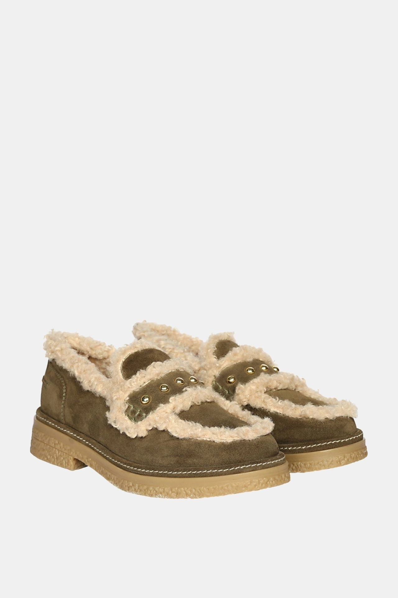 Steve Madden Penny Loafers Jelavu Lisbon - Suede & Shearling Loafers