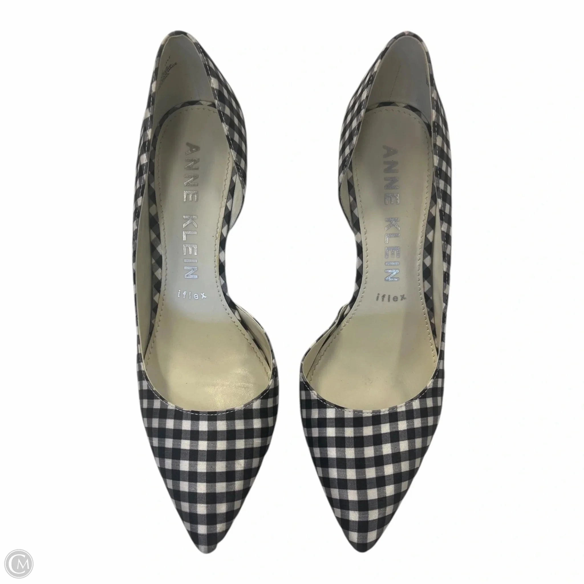 Shoes Heels Stiletto By Anne Klein In Checkered Pattern, Size: 9 Heels Nearby