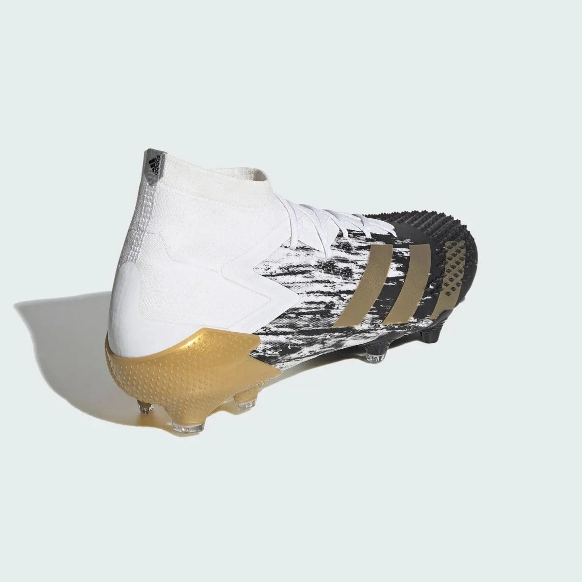 Adidas Predator Mutator 20.1 FG - White-Black-Gold Best Soccer Cleats For High Arches