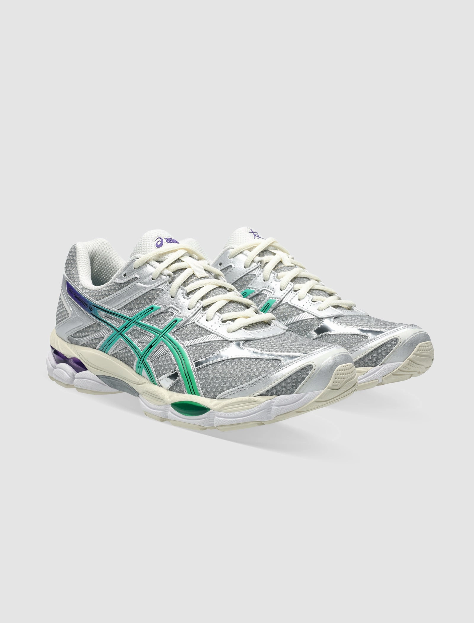 The Asics Shoes GEL-CUMULUS 16 SUMMIT EXCLUSIVE "CREAM/MALACHITE GREEN"