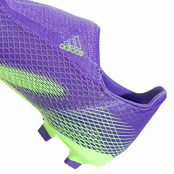 adidas Jr. X Ghosted .3 LL FG Soccer Cleats (Energy Ink/Signal Green) Difference Between Rugby And Soccer Cleats
