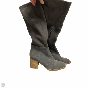 Boots Mid-calf Heels By Blondo In Grey, Size: 7.5 Bean Bean Boots