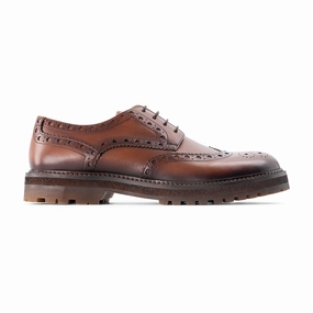 Prescott Wingtip Derby // Tan Lace Up Jazz Shoes