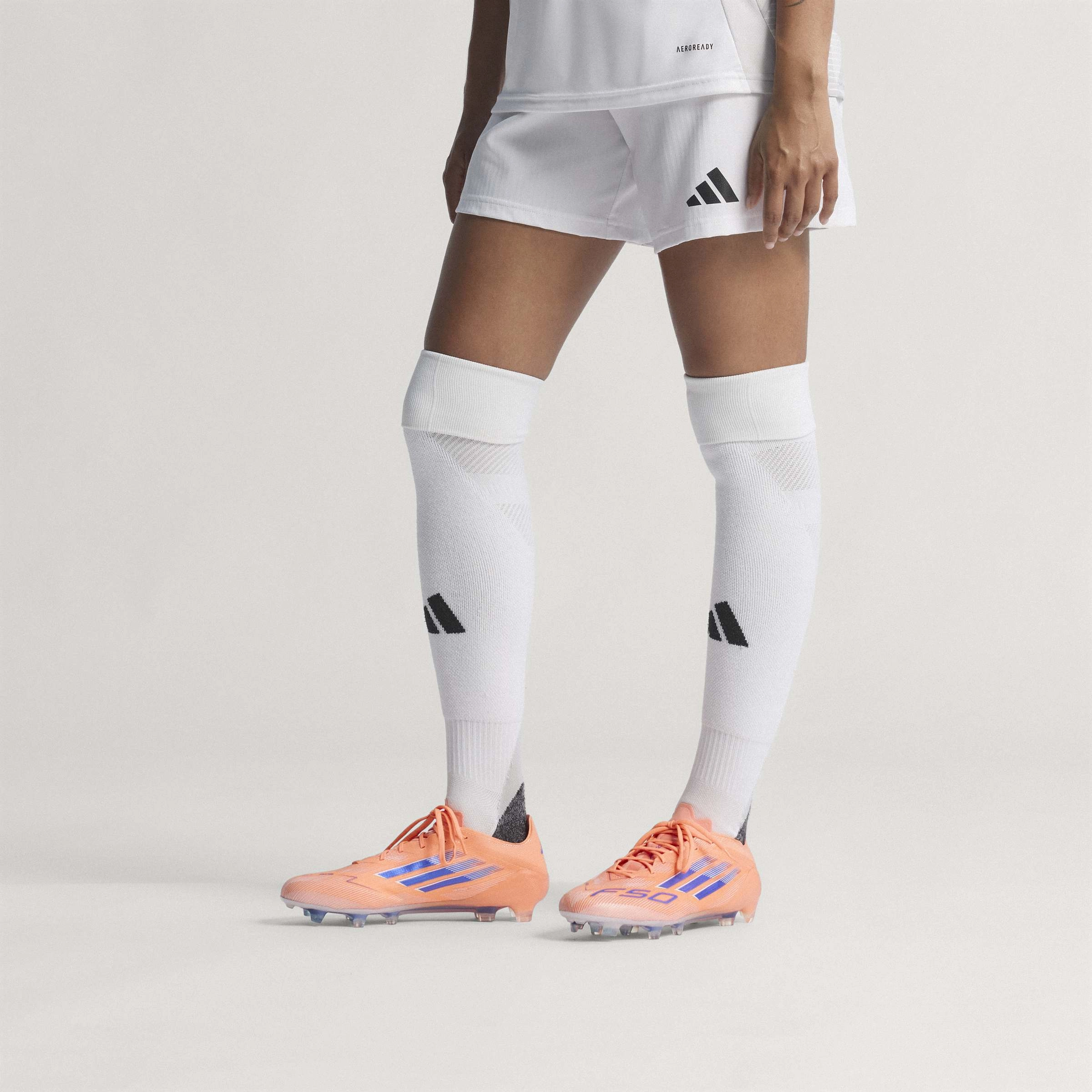 Soccer Cleats Shoe Laces adidas F50 Elite FG Men's Soccer Cleats - Orange/Blue/White