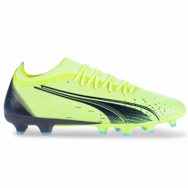 Puma Ultra Match FG/AG Soccer Cleats (Fizzy Light/Parisian Blue) Best Soccer Cleats For Grass
